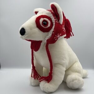 Target Dog Plush Bullseye Terrier The Inn Thing‎ 2001 Christmas 14"Commonwealth